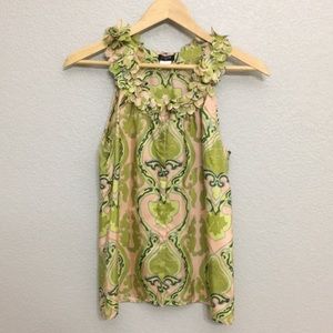J. Crew silk sleeveless top